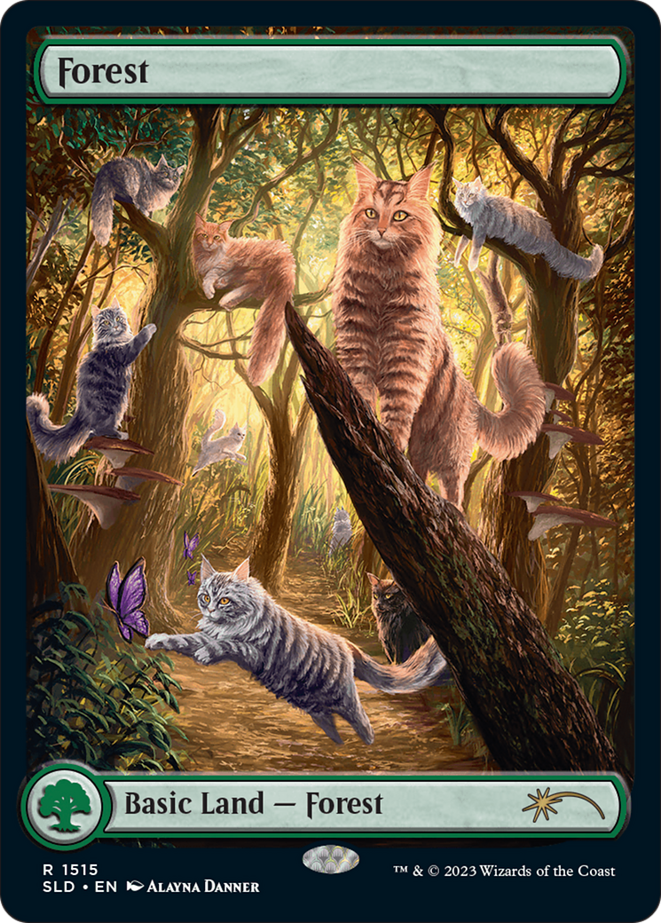 Forest (1515) [Secret Lair Commander Deck: Raining Cats and Dogs] | Eastridge Sports Cards & Games