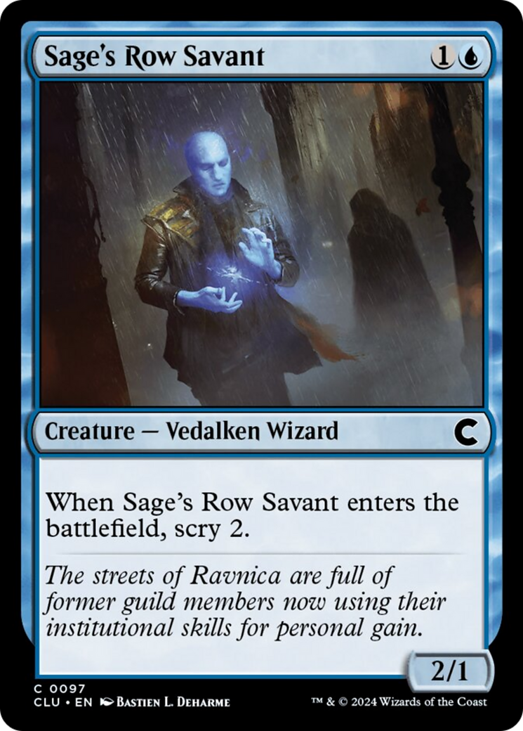 Sage's Row Savant [Ravnica: Clue Edition] | Eastridge Sports Cards & Games