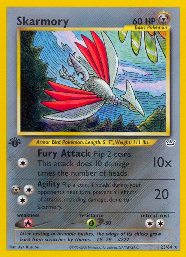 Skarmory (23/64) [Neo Revelation 1st Edition] | Eastridge Sports Cards & Games