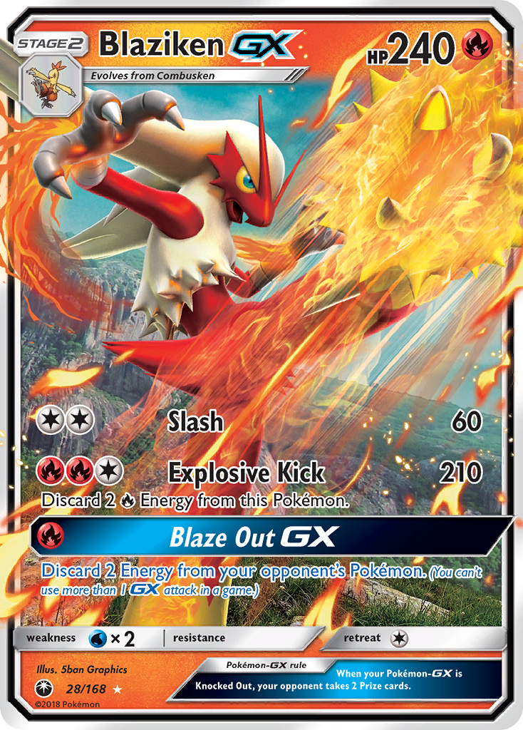 Blaziken GX (28/168) [Sun & Moon: Celestial Storm] | Eastridge Sports Cards & Games