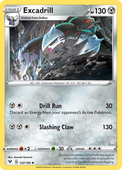 Excadrill (122/185) [Sword & Shield: Vivid Voltage] | Eastridge Sports Cards & Games