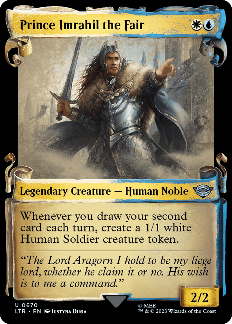 Prince Imrahil the Fair [The Lord of the Rings: Tales of Middle-Earth Showcase Scrolls] | Eastridge Sports Cards & Games