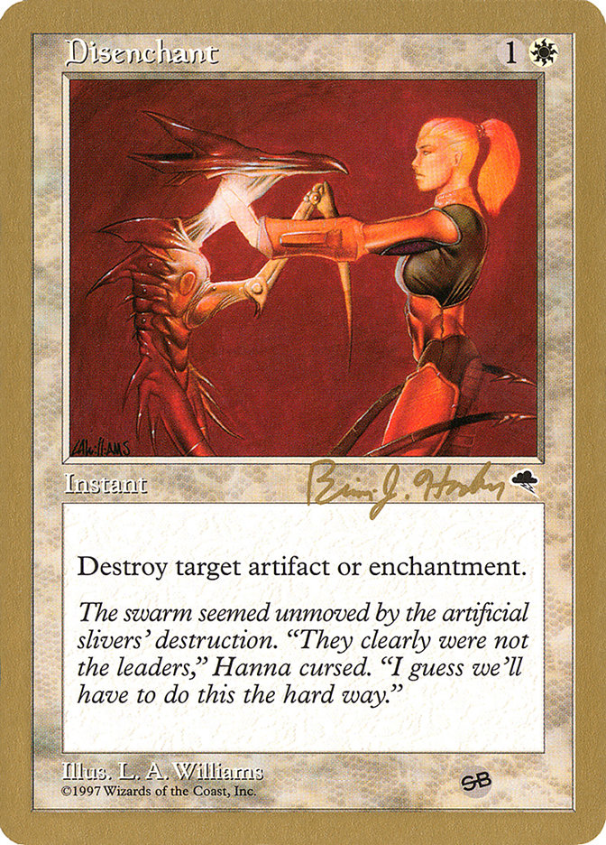 Disenchant (Brian Hacker) (SB) [World Championship Decks 1998] | Eastridge Sports Cards & Games