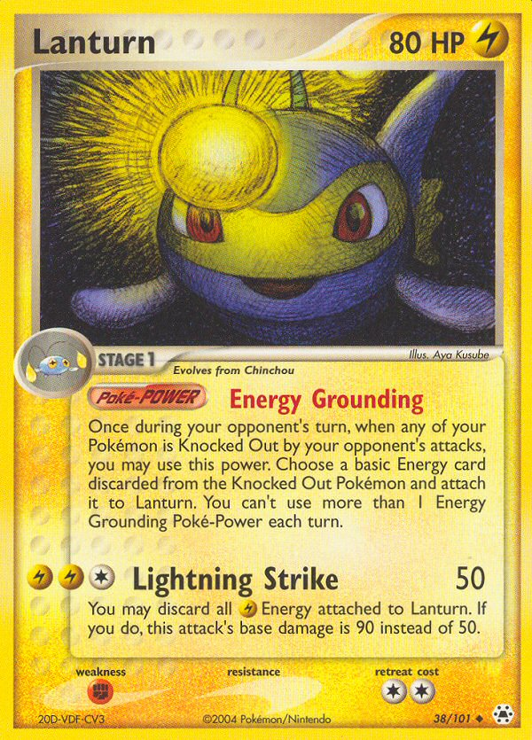 Lanturn (38/101) [EX: Hidden Legends] | Eastridge Sports Cards & Games