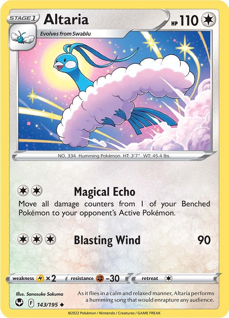 Altaria (143/195) [Sword & Shield: Silver Tempest] | Eastridge Sports Cards & Games