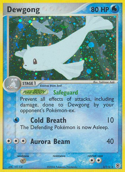 Dewgong (3/112) [EX: FireRed & LeafGreen] | Eastridge Sports Cards & Games