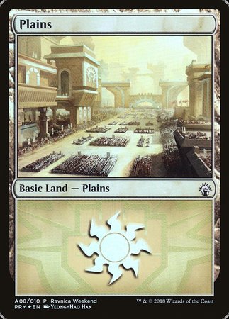 Plains - Boros (A08) [GRN Ravnica Weekend] | Eastridge Sports Cards & Games