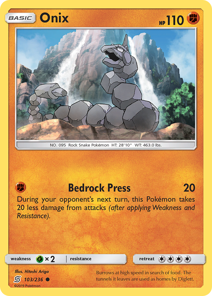 Onix (103/236) [Sun & Moon: Unified Minds] | Eastridge Sports Cards & Games