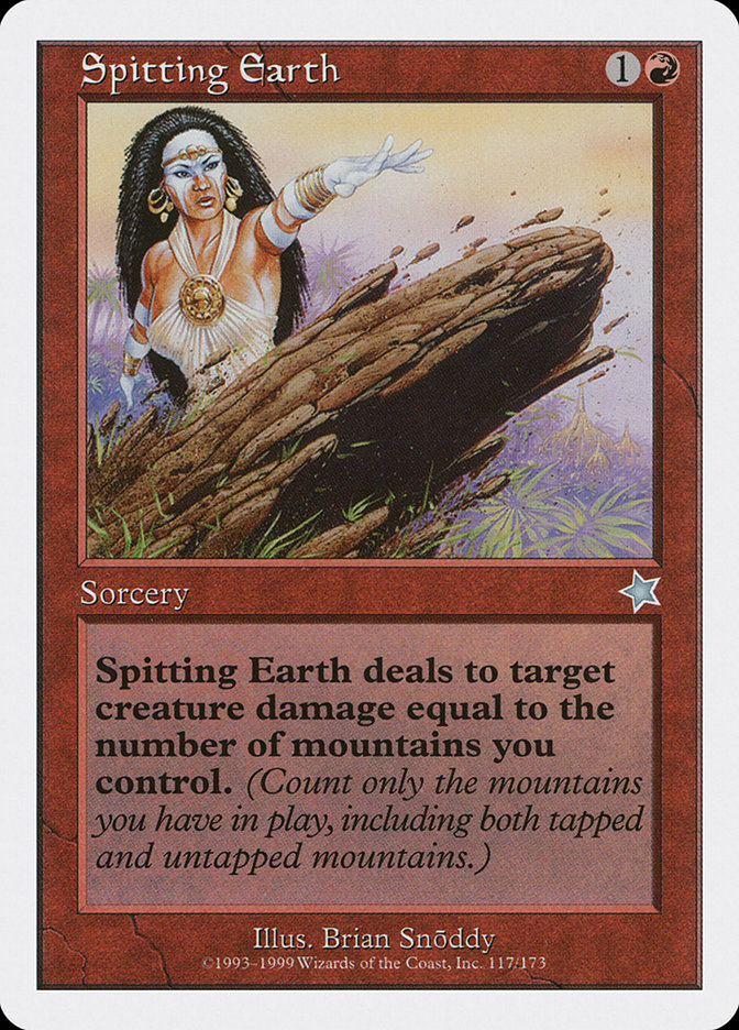 Spitting Earth [Starter 1999] | Eastridge Sports Cards & Games