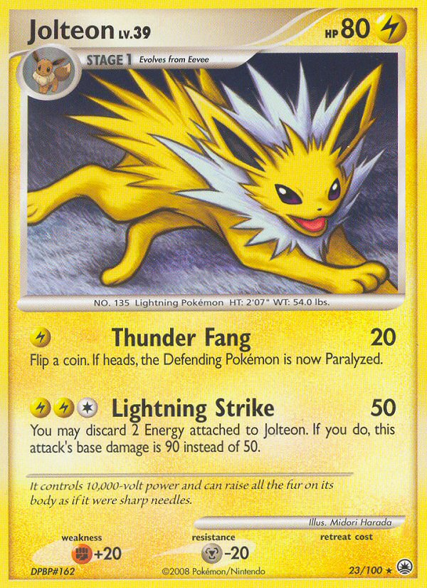 Jolteon (23/100) [Diamond & Pearl: Majestic Dawn] | Eastridge Sports Cards & Games
