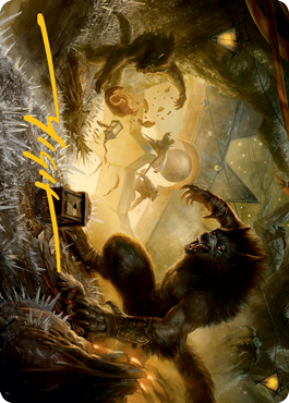 Storm the Festival Art Card (Gold-Stamped Signature) [Innistrad: Midnight Hunt Art Series] | Eastridge Sports Cards & Games