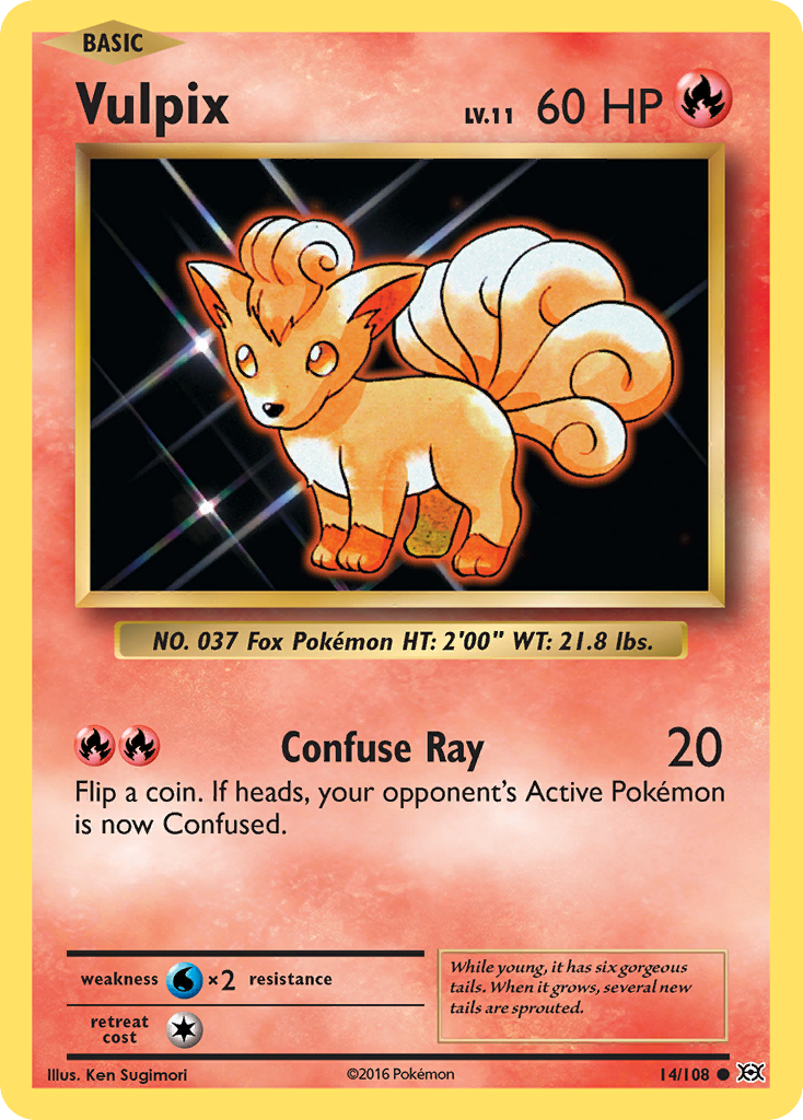 Vulpix (14/108) [XY: Evolutions] | Eastridge Sports Cards & Games