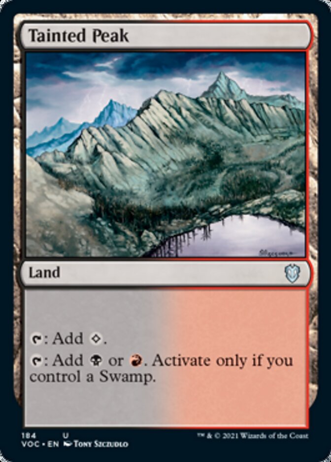 Tainted Peak [Innistrad: Crimson Vow Commander] | Eastridge Sports Cards & Games