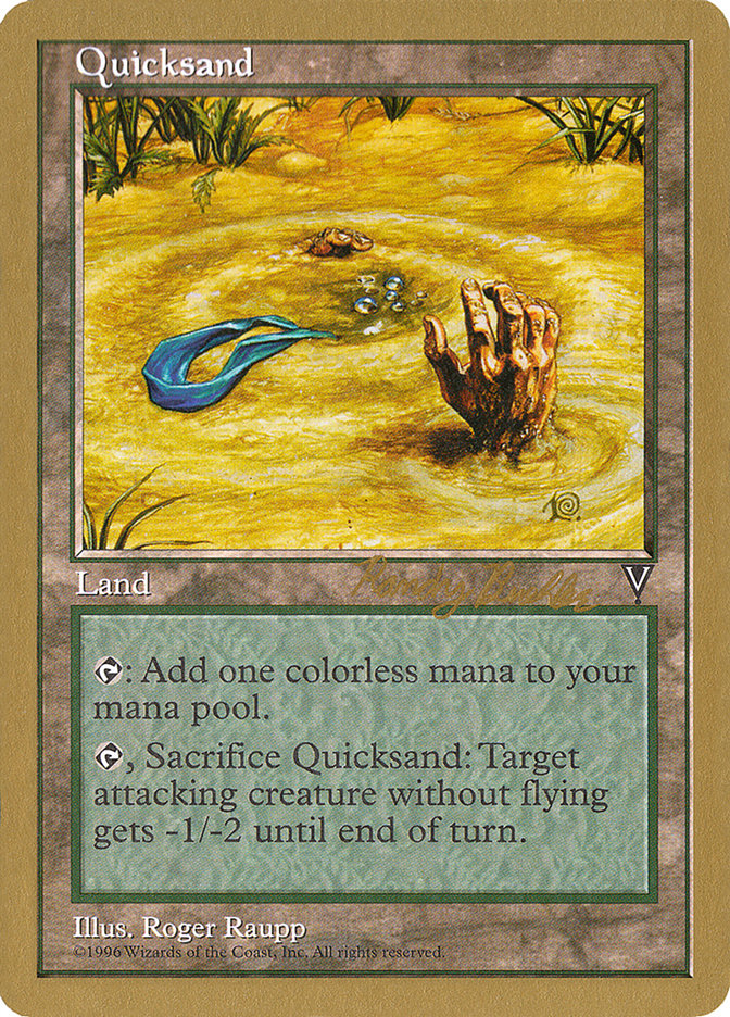 Quicksand (Randy Buehler) [World Championship Decks 1998] | Eastridge Sports Cards & Games