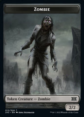 Zombie // Treasure Double-sided Token [Double Masters 2022 Tokens] | Eastridge Sports Cards & Games