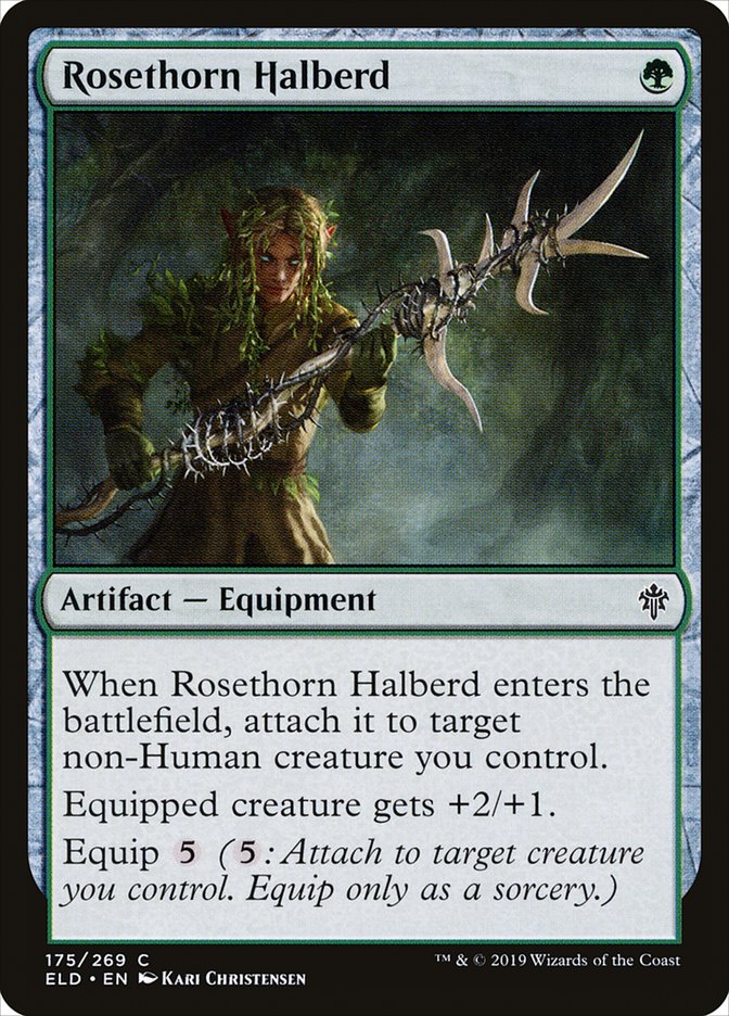 Rosethorn Halberd [Throne of Eldraine] | Eastridge Sports Cards & Games