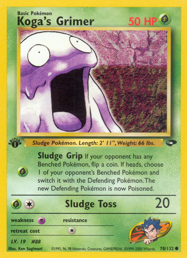 Koga's Grimer (78/132) [Gym Challenge 1st Edition] | Eastridge Sports Cards & Games