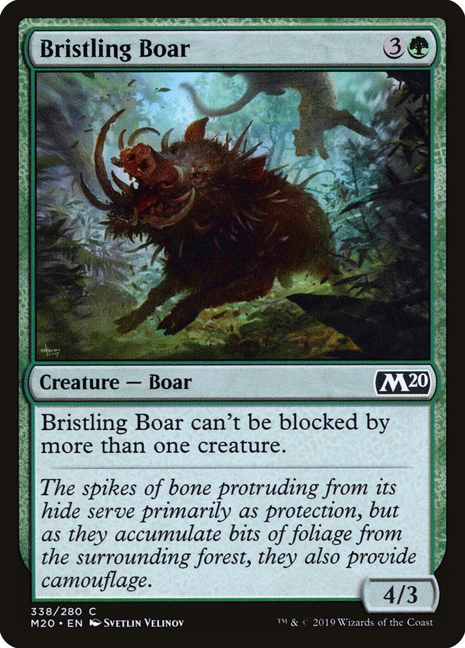 Bristling Boar [Core Set 2020] | Eastridge Sports Cards & Games