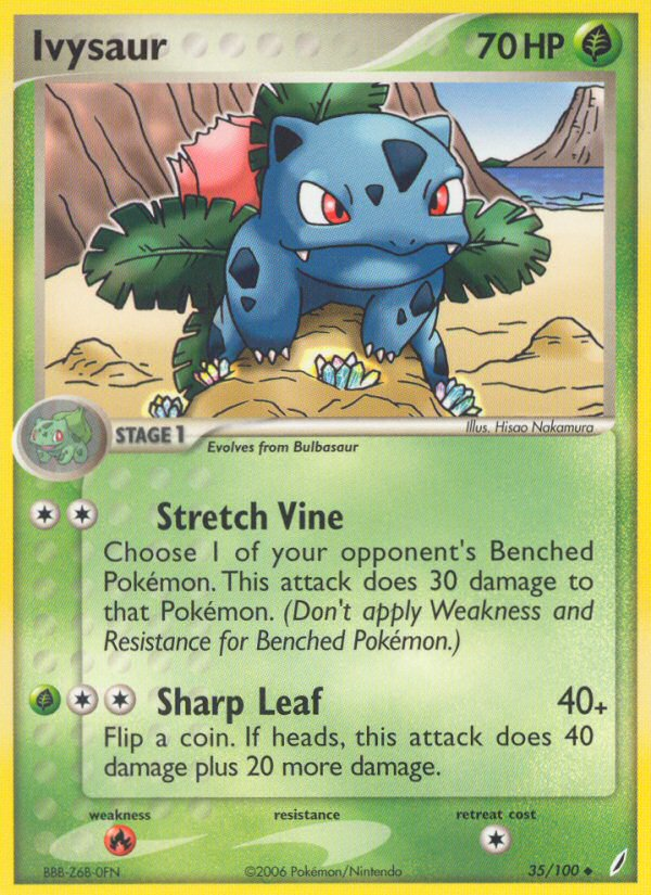 Ivysaur (35/100) [EX: Crystal Guardians] | Eastridge Sports Cards & Games