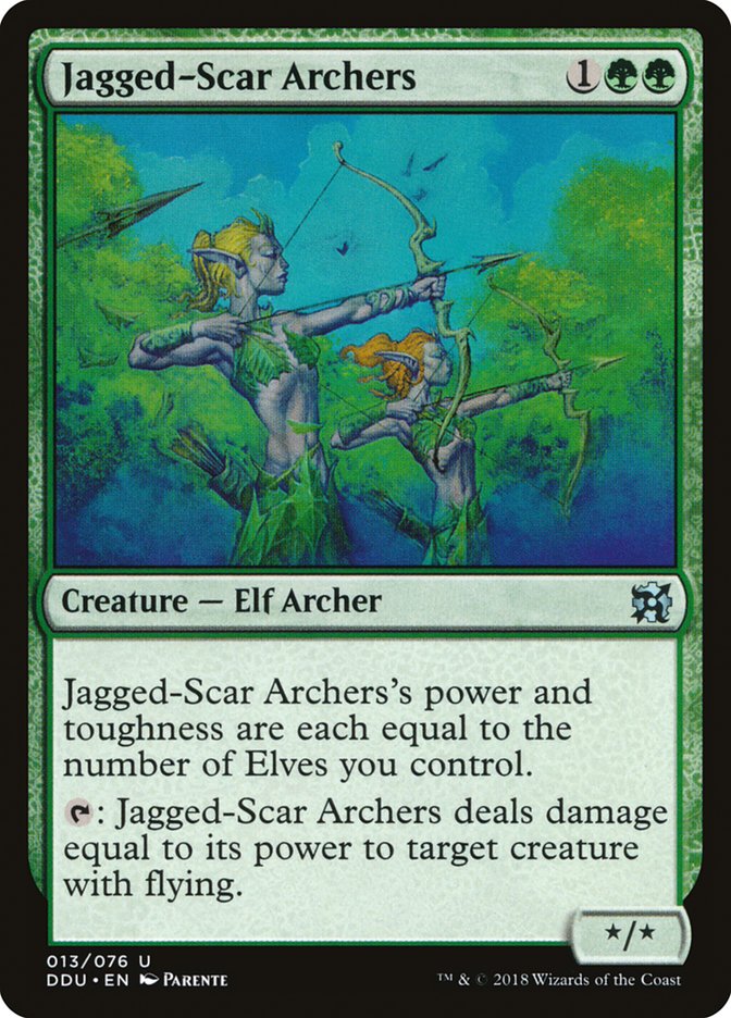 Jagged-Scar Archers [Duel Decks: Elves vs. Inventors] | Eastridge Sports Cards & Games