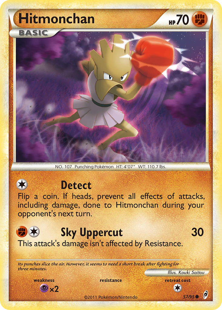 Hitmonchan (57/95) [HeartGold & SoulSilver: Call of Legends] | Eastridge Sports Cards & Games