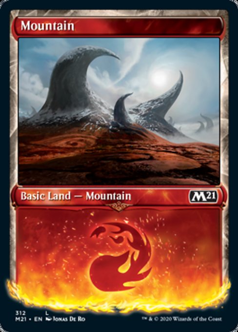 Mountain (Showcase) [Core Set 2021] | Eastridge Sports Cards & Games