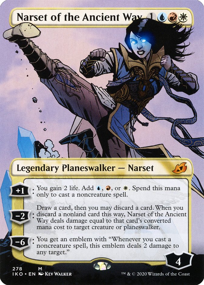 Narset of the Ancient Way (Borderless) [Ikoria: Lair of Behemoths] | Eastridge Sports Cards & Games