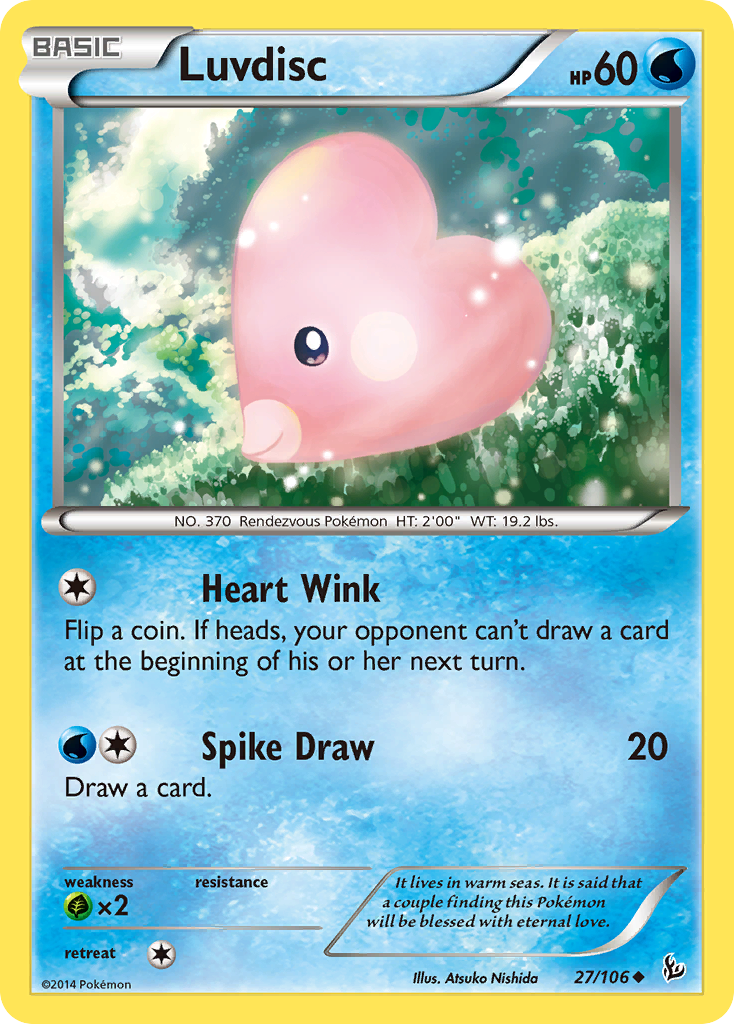 Luvdisc (27/106) [XY: Flashfire] | Eastridge Sports Cards & Games
