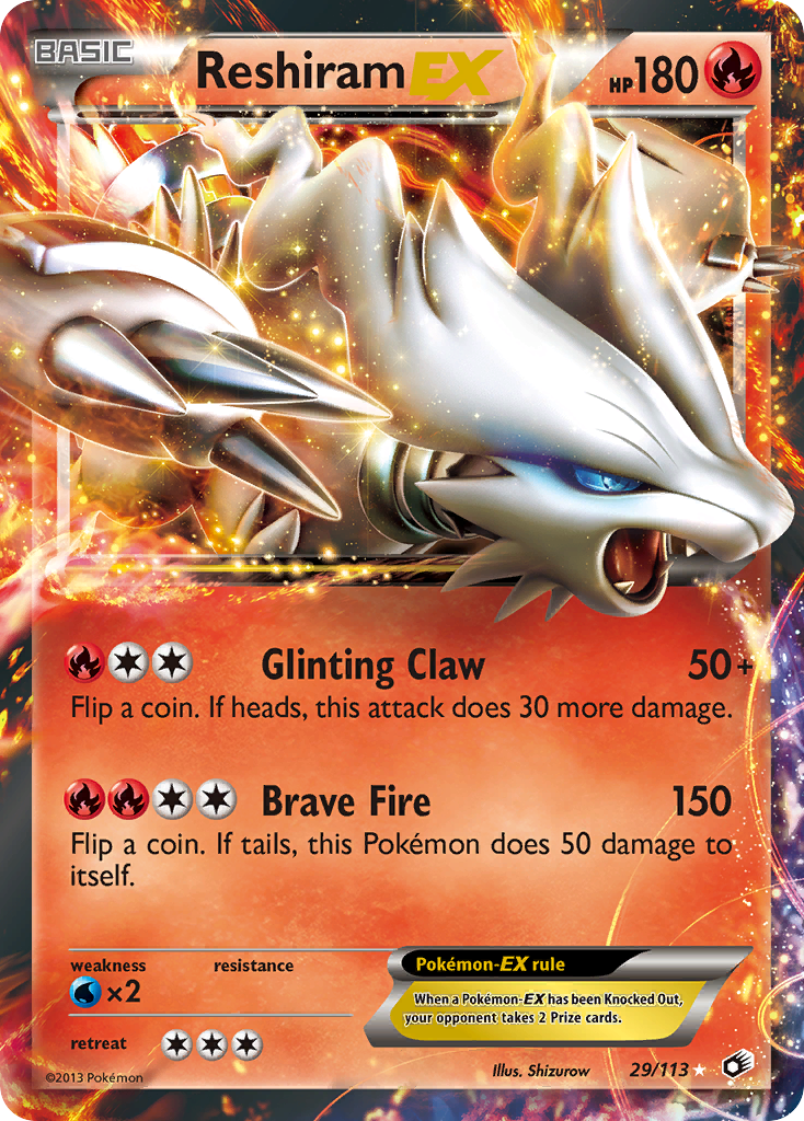 Reshiram EX (29/113) [Black & White: Legendary Treasures] | Eastridge Sports Cards & Games