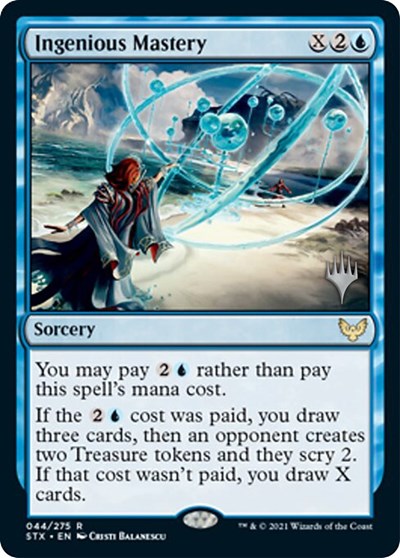 Ingenious Mastery (Promo Pack) [Strixhaven: School of Mages Promos] | Eastridge Sports Cards & Games