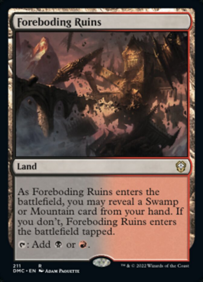 Foreboding Ruins [Dominaria United Commander] | Eastridge Sports Cards & Games