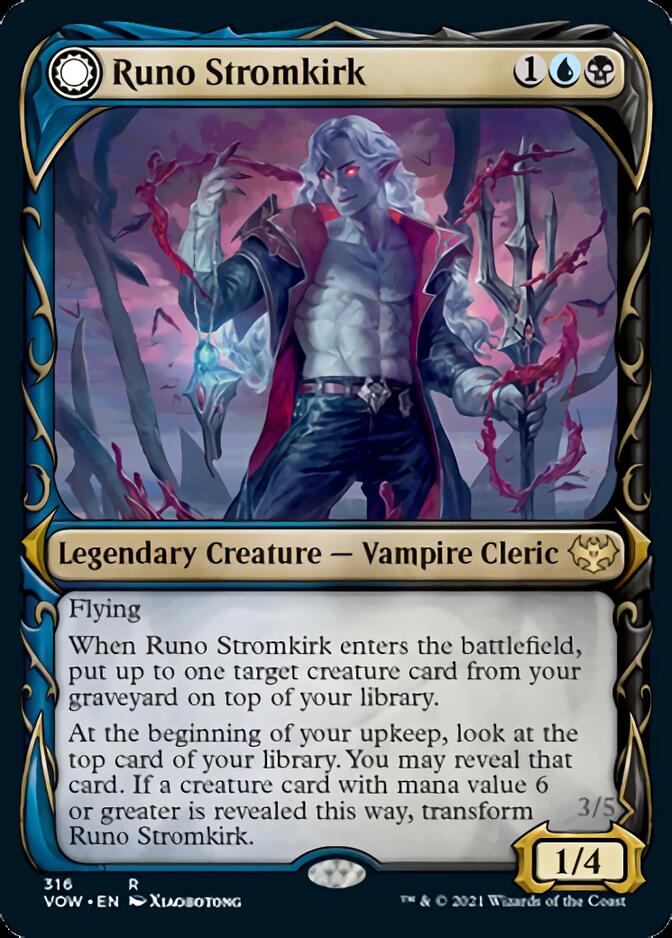 Runo Stromkirk // Krothuss, Lord of the Deep (Showcase Fang Frame) [Innistrad: Crimson Vow] | Eastridge Sports Cards & Games