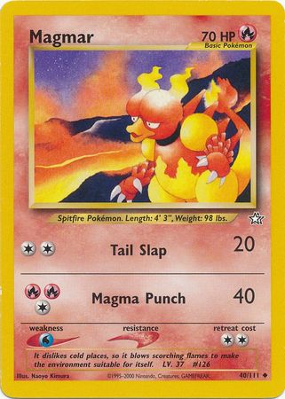 Magmar (40/111) [Neo Genesis Unlimited] | Eastridge Sports Cards & Games