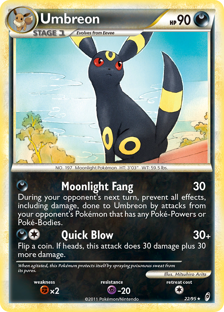 Umbreon (22/95) [HeartGold & SoulSilver: Call of Legends] | Eastridge Sports Cards & Games