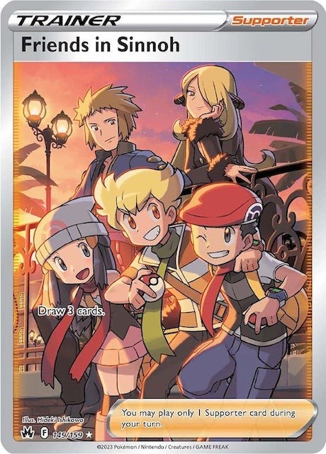 Friends in Sinnoh (149/159) (Full Art) [Sword & Shield: Crown Zenith] | Eastridge Sports Cards & Games