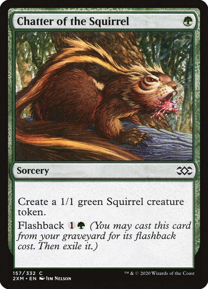 Chatter of the Squirrel [Double Masters] | Eastridge Sports Cards & Games