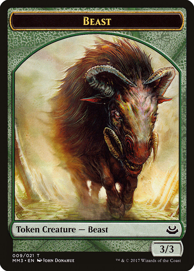 Beast (009/021) [Modern Masters 2017 Tokens] | Eastridge Sports Cards & Games