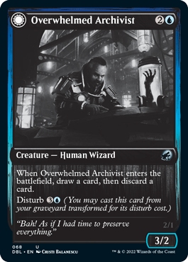 Overwhelmed Archivist // Archive Haunt [Innistrad: Double Feature] | Eastridge Sports Cards & Games