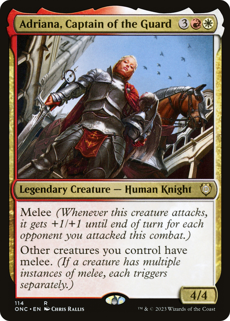 Adriana, Captain of the Guard [Phyrexia: All Will Be One Commander] | Eastridge Sports Cards & Games