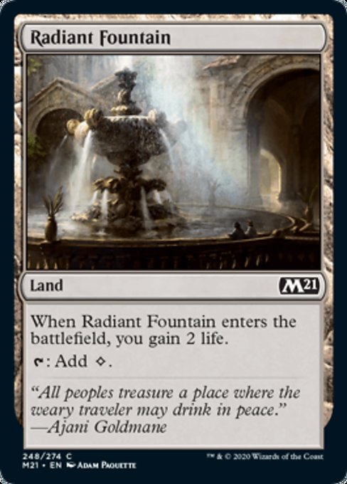 Radiant Fountain [Core Set 2021] | Eastridge Sports Cards & Games