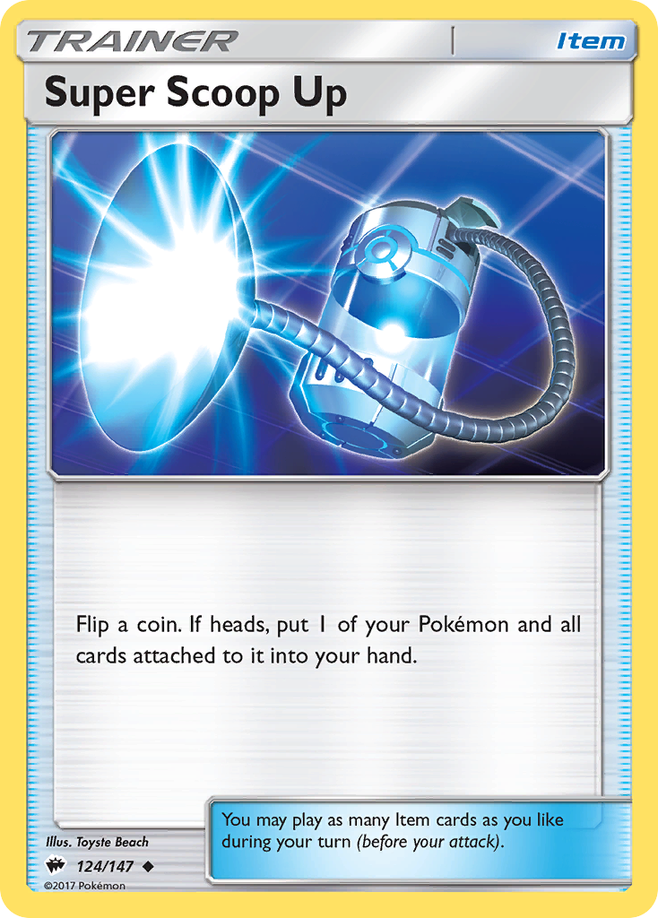 Super Scoop Up (124/147) [Sun & Moon: Burning Shadows] | Eastridge Sports Cards & Games