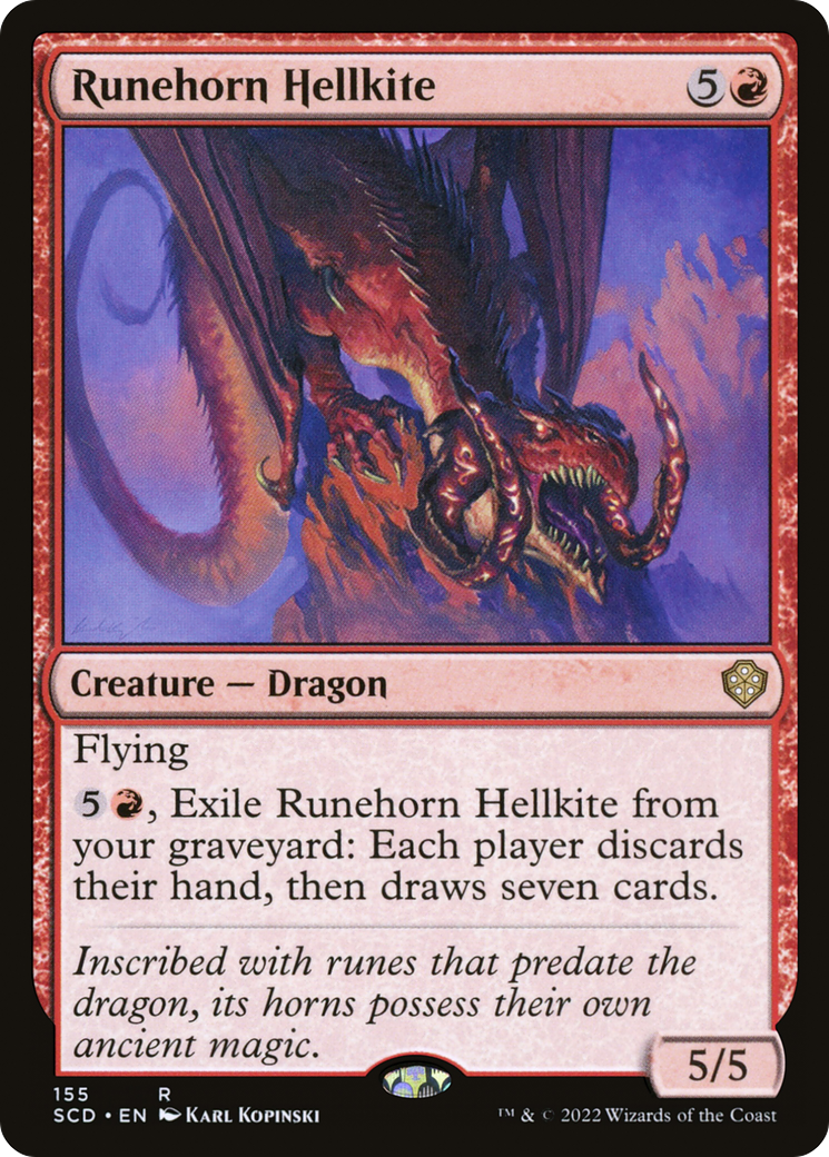 Runehorn Hellkite [Starter Commander Decks] | Eastridge Sports Cards & Games