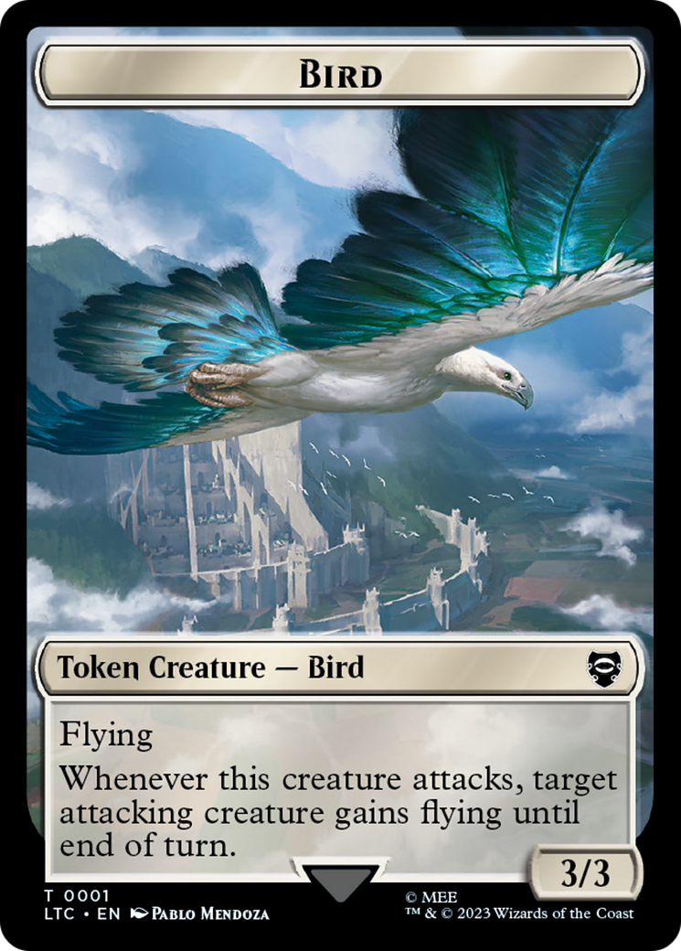 Bird // Goat Token [The Lord of the Rings: Tales of Middle-Earth Commander Tokens] | Eastridge Sports Cards & Games