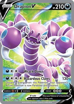 Drapion V (175/185) [Sword & Shield: Vivid Voltage] | Eastridge Sports Cards & Games