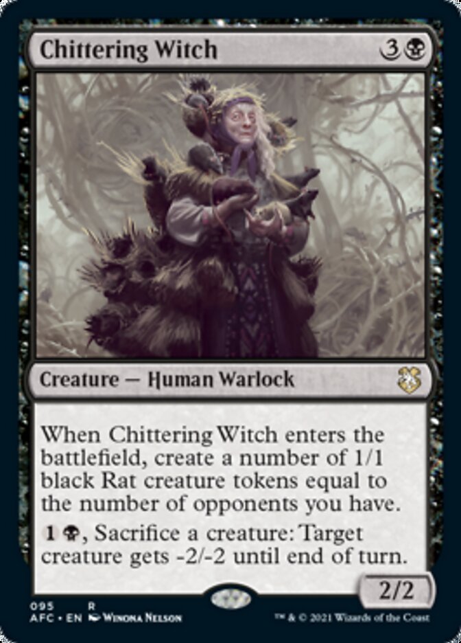 Chittering Witch [Dungeons & Dragons: Adventures in the Forgotten Realms Commander] | Eastridge Sports Cards & Games