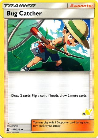 Bug Catcher (189/236) (Pikachu Stamp #26) [Battle Academy 2020] | Eastridge Sports Cards & Games