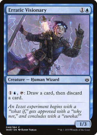 Erratic Visionary [War of the Spark] | Eastridge Sports Cards & Games