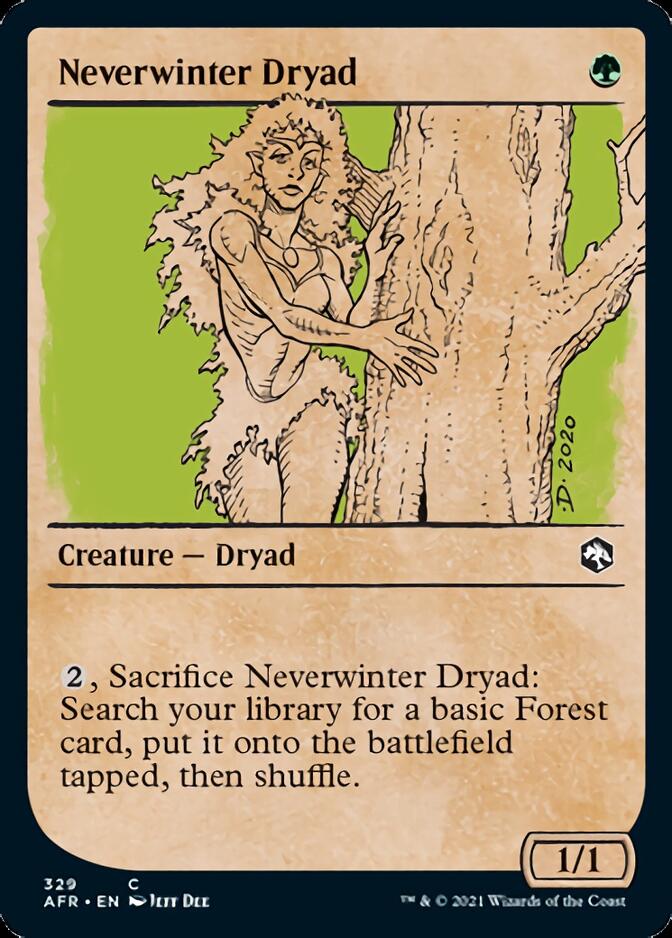 Neverwinter Dryad (Showcase) [Dungeons & Dragons: Adventures in the Forgotten Realms] | Eastridge Sports Cards & Games