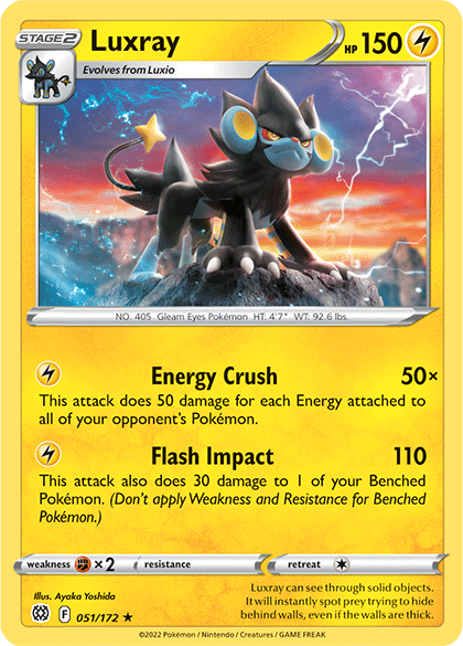 Luxray (051/172) [Sword & Shield: Brilliant Stars] | Eastridge Sports Cards & Games