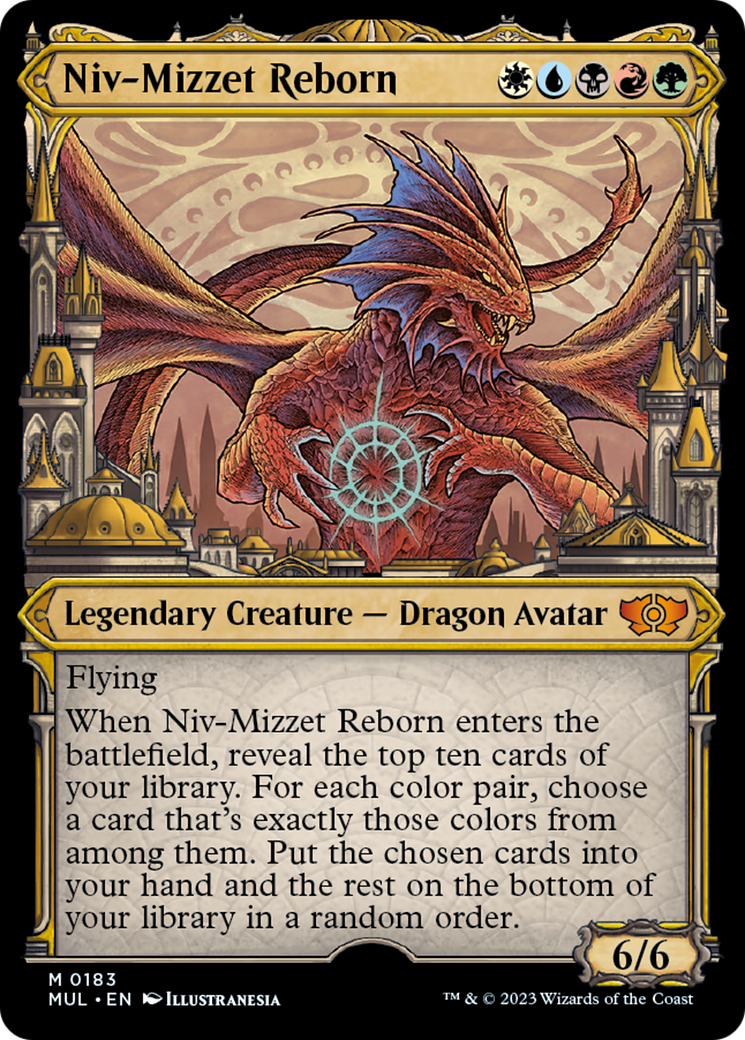 Niv-Mizzet Reborn (Halo Foil) [Multiverse Legends] | Eastridge Sports Cards & Games